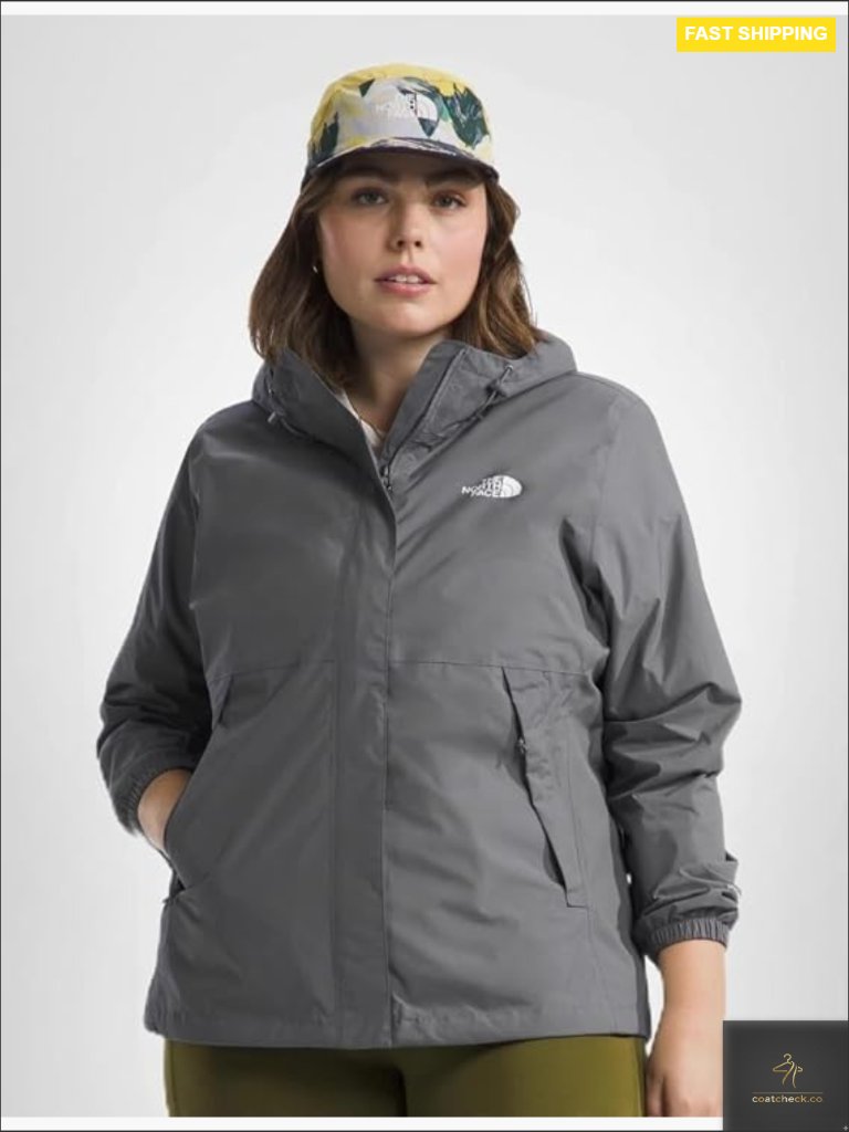 Waterproof Breathable Rain Jacket - Regular Fit Zip Closure Hooded Lightweight